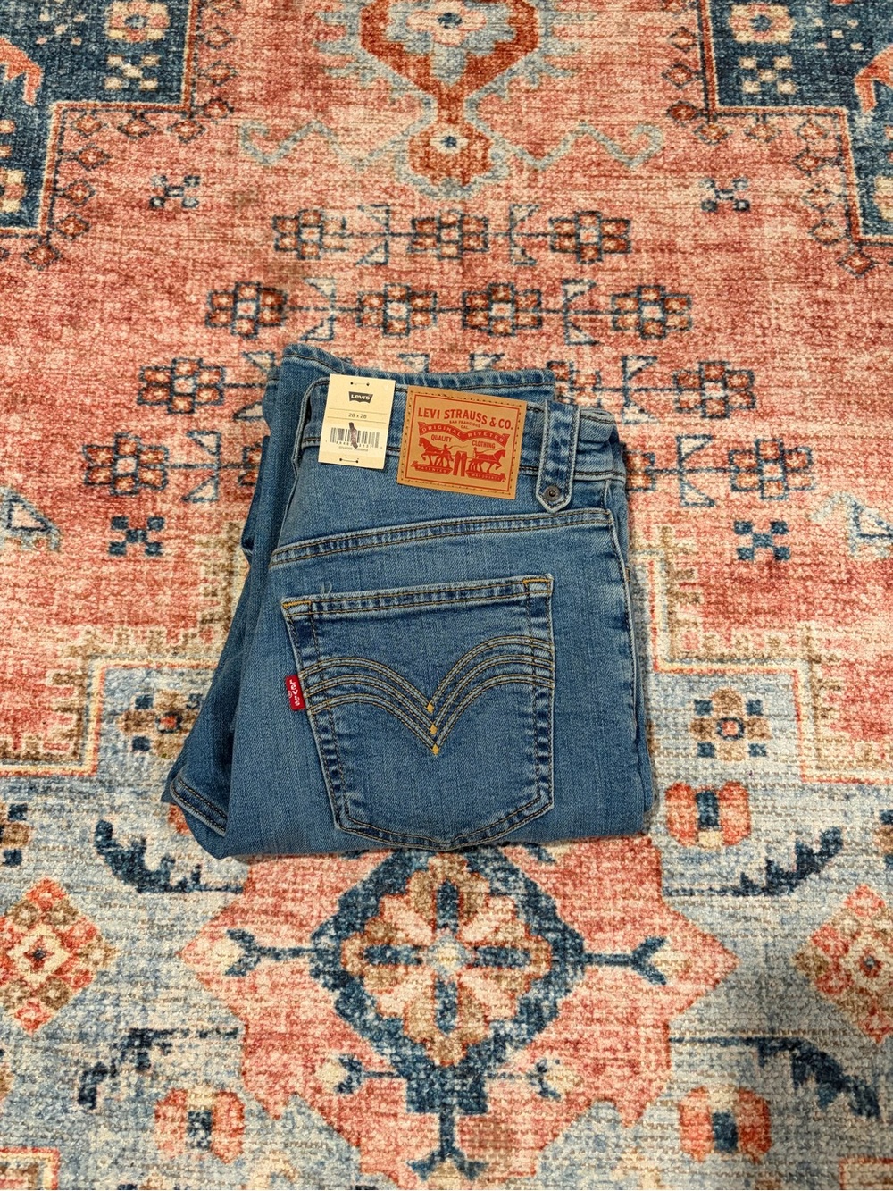 Levi's Women's Light Blue Straight Leg Jeans